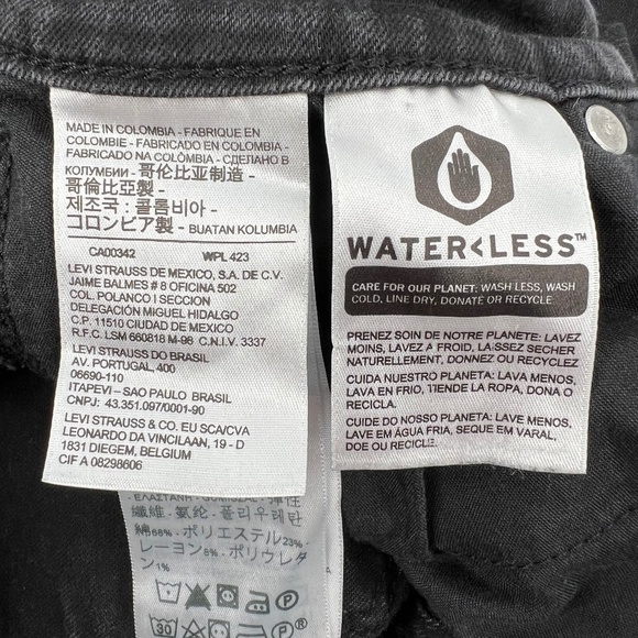 Levi’s Black 721 High Rise Skinny Jeans Size 27 Women's - Picture 6 of 11